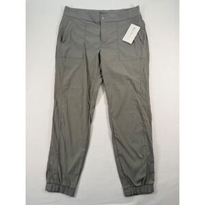NWT Athleta Trekkie Jogger 2.0 Pants Women's Size 12 Gray Recycled Fabric
